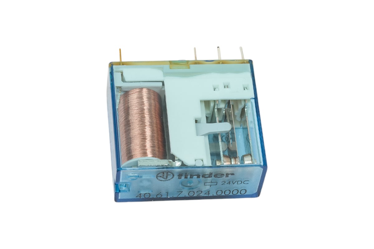 Миниатюрное реле Finder 1 перекидной контакт 16А, = 24В Чувст. пост ...
