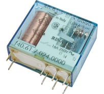 Миниатюрное реле Finder 1 перекидной контакт 16А, = 24В Чувст. пост. тока, 406170240000