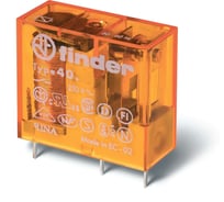 Миниатюрное реле Finder 2 перекидных контакта 8А, 110В AC, - герметичное, 405281100001