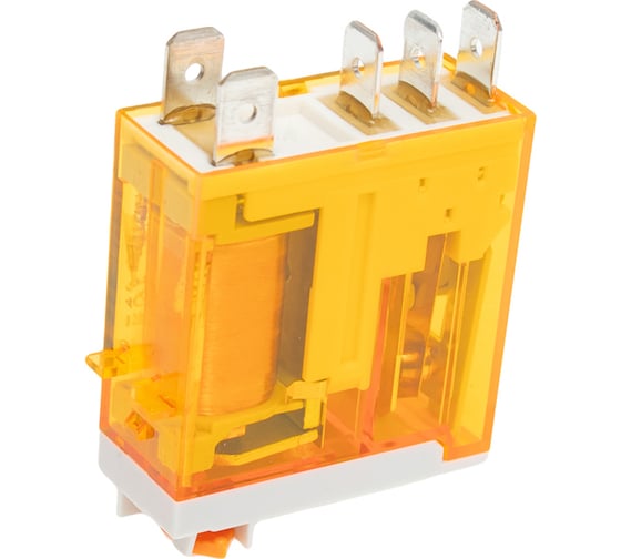 Миниатюрное промышленное реле Finder 1 CO конт. 16а, 230в Ac, подключение через fAston, 466182300040