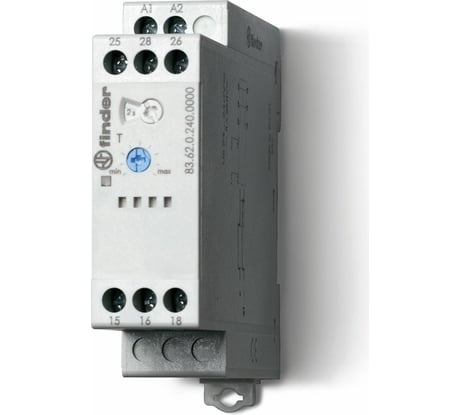 Модульное реле времени Finder - задерж отключения по питанию, bi, 2 CO конт. 8а, 836202400000