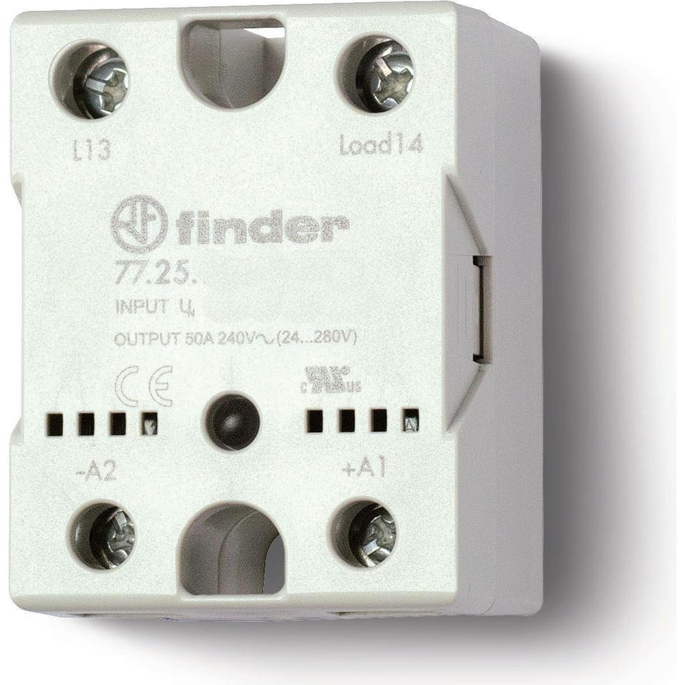 Твердотельное реле Finder выход 25а, 24…240в ас, питание 230в Ac функц ...