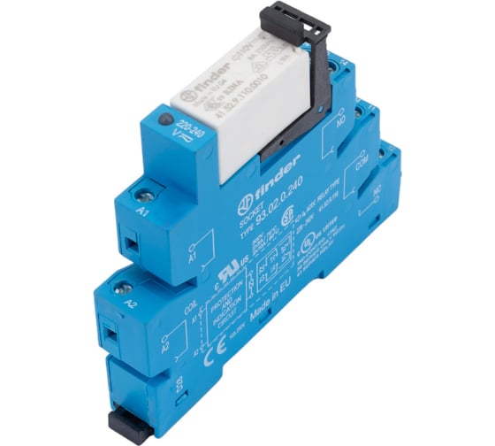 Интерфейсный модуль реле Finder 2 CO конт. 8а, = 240в Ac/Dc, винт. зажимы, 385202400060