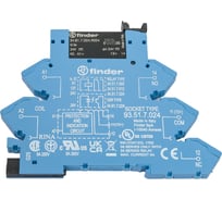 Интерфейсный модуль твердотельного реле Finder = 24в чувст. пост. тока, вых. цепь 1но 6а, 1, 389170249024 18577363