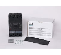Автоматический выключатель в литом корпусе 3D electro ВА-34E с электронным расцепителем, 400/400А, 50кА,3Р E3D-MCCB34E-400A-M-3P