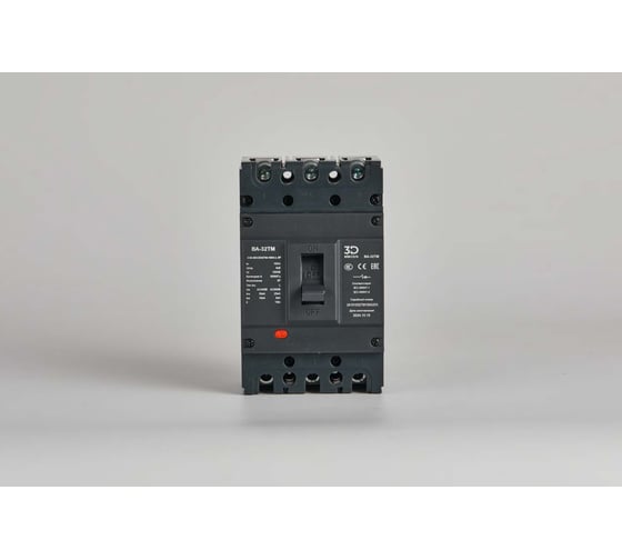 Автоматический выключатель в литом корпусе 3D electro ВА-32ТМ, 125/100А, 50кА, ТМ, 3Р E3D-MCCB32TM-100A-M-3P