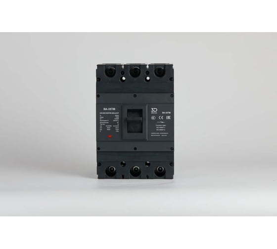 Автоматический выключатель в литом корпусе 3D electro ВА-35ТМ, 630/630А, 50кА, ТМ, 3Р E3D-MCCB35TM-630A-M-3P
