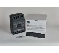 Автоматический выключатель в литом корпусе 3D electro ВА-35E с электронным расцепителем, 630/630А, 50кА,3Р E3D-MCCB35E-630A-M-3P