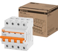 Автоматический выключатель TDM ELECTRIC ВА47-100М 4Р 80А 10кА х-ка C SQ0207-0109
