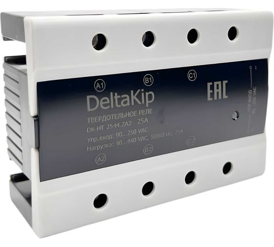 Трехфазные твердотельные реле для коммутации резистивной нагрузки DELTAKIP DK-HT2544.ZA2, 25А, 90...250VAC DK-F0000044 1