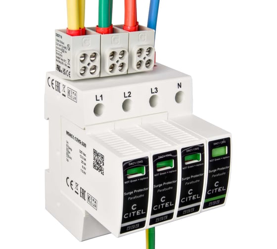 Устройство защиты от импульсных перенапряжений УЗИП CITEL тип 1+2+3 DAC1-13VGS-31-320 821730344
