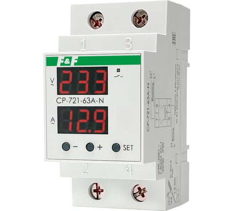 Реле контроля напряжения Евроавтоматика F&F CP-721-63A-N EA04.009.028