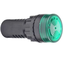 Зуммер КЭАЗ с пульсирующим сигналом OptiSignal Compact D22 C7-B-B3FL зеленый с подсветкой 24 В AC/DC 362171