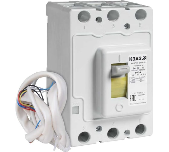 Выключатель автоматический КЭАЗ ВА57-35-344610-100А-1000-690AC-УХЛ3 (Втычной, без панели) 270449 1