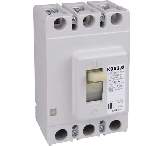 Выключатель автоматический КЭАЗ ВА51-35М1-340010-31,5А-400-690AC-УХЛ3 108320 1