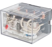 Промежуточное реле DEKraft 4 контакта с LED индикацией 10А 230В AC ПР-102 23949DEK 10 шт 4680409023938