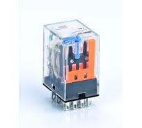 Промежуточное реле Dekraft ПР-102, 4 конт., LED, TEST функция, 3 А, 12 В, тип DC, 20 шт 23803DEK 4680409021019
