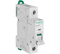 Автоматический выключатель Systeme Electric Systeme9 (АВ) C 1.6A 2P 6kA 400В S9F22272 6 шт 4680409205228