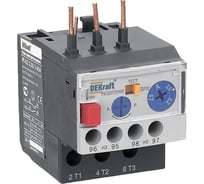 Тепловое реле Dekraft РТ-03, 9-18 А, 5.00 A-7.00 A, 10 А, 5шт 23113DEK 4610007506724