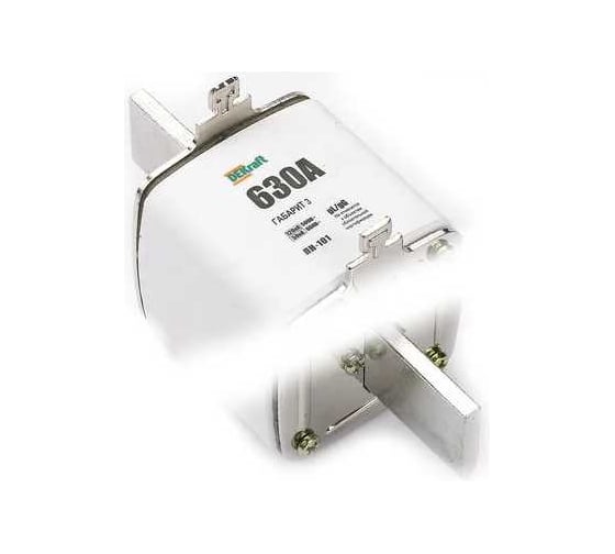 Предохранитель ножевой DEKraft тип 39 габарит 3 630А 21321DEK 1113620 2 шт 4630004302747 1