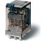 Промежуточное реле Finder 3 перекидных контакта 10А, 24В DC 553390240010PAS 1