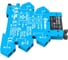 Интерфейсный модуль реле Finder 1 CO конт. 6а, 240в Ac/Dc; пруж. зажимы 386102400060 3