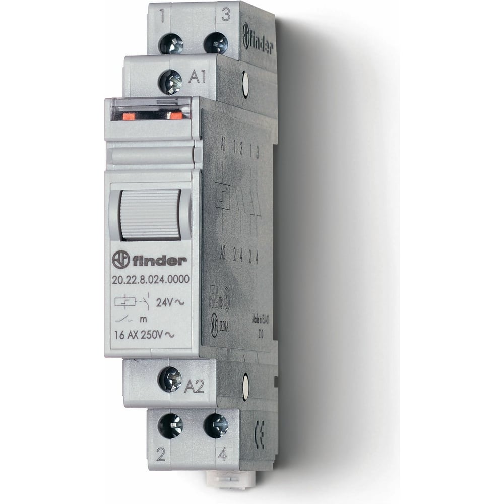Télérupteur modulaire 2NO 16A 24V AC
