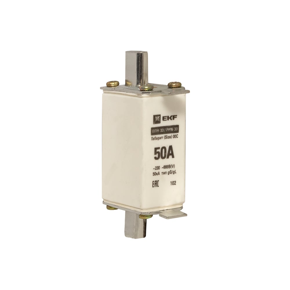 Плавкая вставка EKF ППН-33 160/50А габарит 00 fus-33/160/50 - выгодная ...