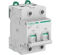 Автоматический выключатель Systeme Electric Systeme9 (АВ) 27мм C 125A 2P 10 kA 400В S9H32292 6 шт 4680409208205