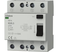 Устройство защитного отключения УЗО Mean Well Iskra NFI4-630,3 00237500