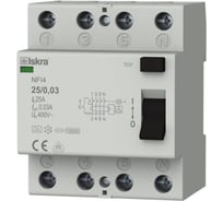 Устройство защитного отключения УЗО Mean Well Iskra NFI4-250,03 00237491