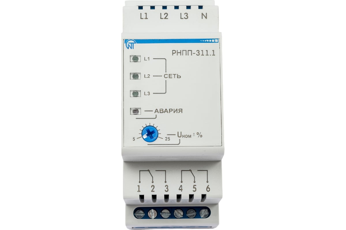 Реле напряжения, перекоса и последовательности фаз Новатек-Электро  РНПП-311.1 3425601311.1 - выгодная цена, отзывы, характеристики, фото -  купить в Москве и РФ