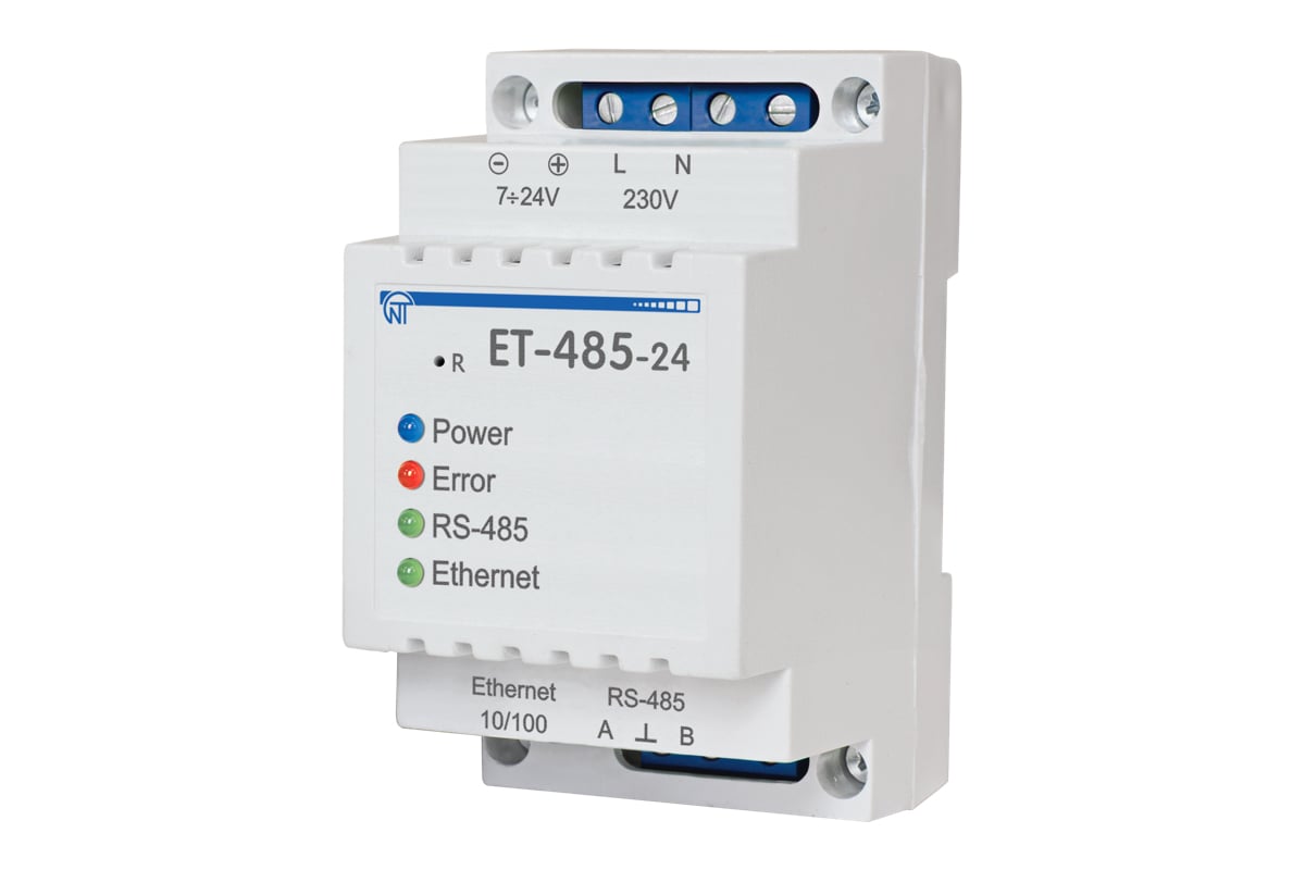 Преобразователь интерфейсов Новатек-Электро ЕТ-485 24V 3425680485 24 -  выгодная цена, отзывы, характеристики, фото - купить в Москве и РФ