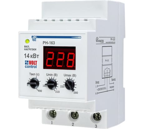 Реле напряжения Новатек-Электро РН-163 3425600163