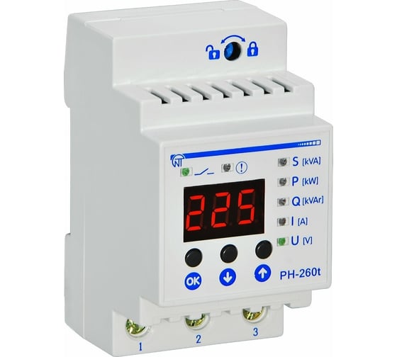 Реле контроля напряжения Новатек-Электро РН-260Т 3425600260т