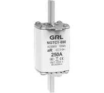Предохранитель aR GRL тип NH1, 250 A, 3 шт. NGTC1 250A