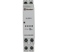 Модульное электронное импульсное реле Finder, 1НО контакт 16А 230В AC, 138182300000
