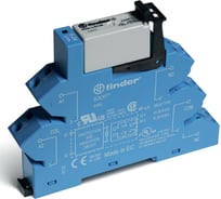 Интерфейсный модуль реле Finder, 2 CO конт. 8а /= 24в Ac/Dc, пруж. зажимы, 386200240060