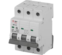 Автоматический выключатель ЭРА PRO VA63-3P06D4.5 ВА47-63 3P 6А кривая D 4,5кА Б0059473