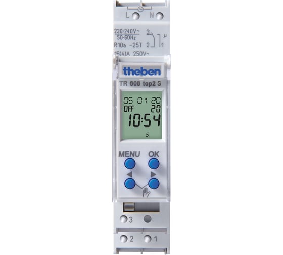 Таймер Theben TR 608 top2 S 6080101