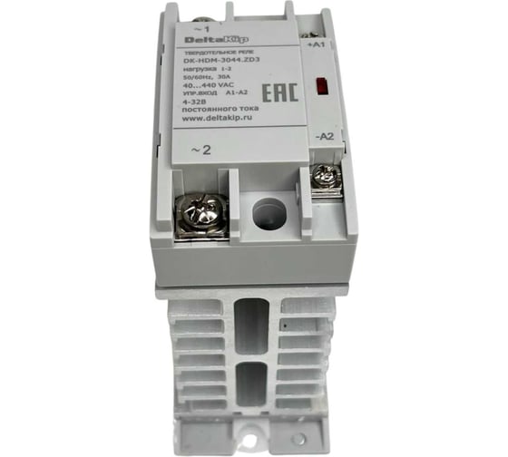 Твердотельное реле с радиатором DELTAKIP DK-HDM-3044.ZD3 (30А, 3…32VDC) DK-F0000059