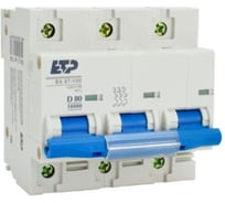 Автоматический выключатель ЕТР ВА 47-100, 3P 80А (D) 10кА 11548