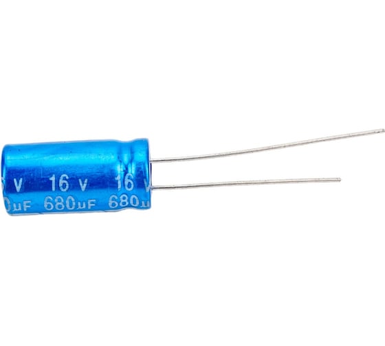 Конденсатор электролитический JB Capacitors 10шт. 680мкФ, 16В, -55/105C, 8x16 / P:3.5 мм, JRB1C681M03500800160000BST-07 (10) 1