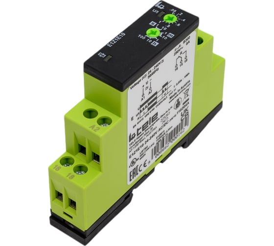 Реле времени TELE задержка включения E1Z1E10 24-240VAC/DC VE10 110204A