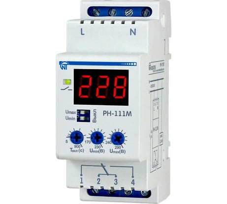 Реле напряжения Новатек-Электро РН-111М 3425601111