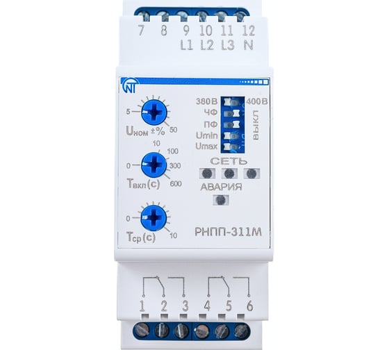 Реле напряжения новатек 63а