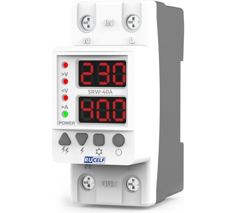 Реле напряжения и тока RUCELF SRW-40A КА-00010282