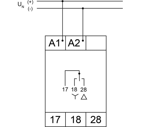 Реле времени TELE Звезда-Треугольник V2ZS20 12-240V AC/DC 125300
