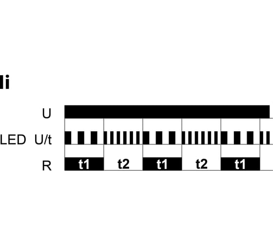 Циклическое реле времени TELE V2ZI10 12-240V AC/DC 125200