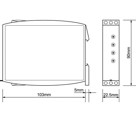 Реле контроля напряжения TELE G2UM300VL20 24-240VAC/DC 2390304